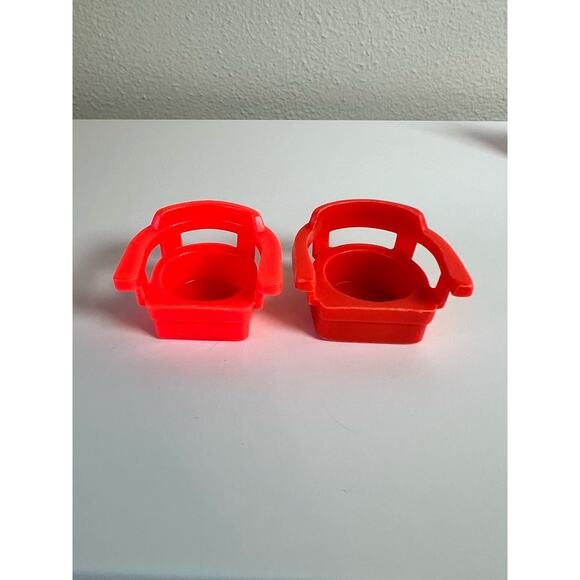 Vintage Fisher-Price Little People Rectangular Picnic Table and Chair Set - Picture 3 of 4